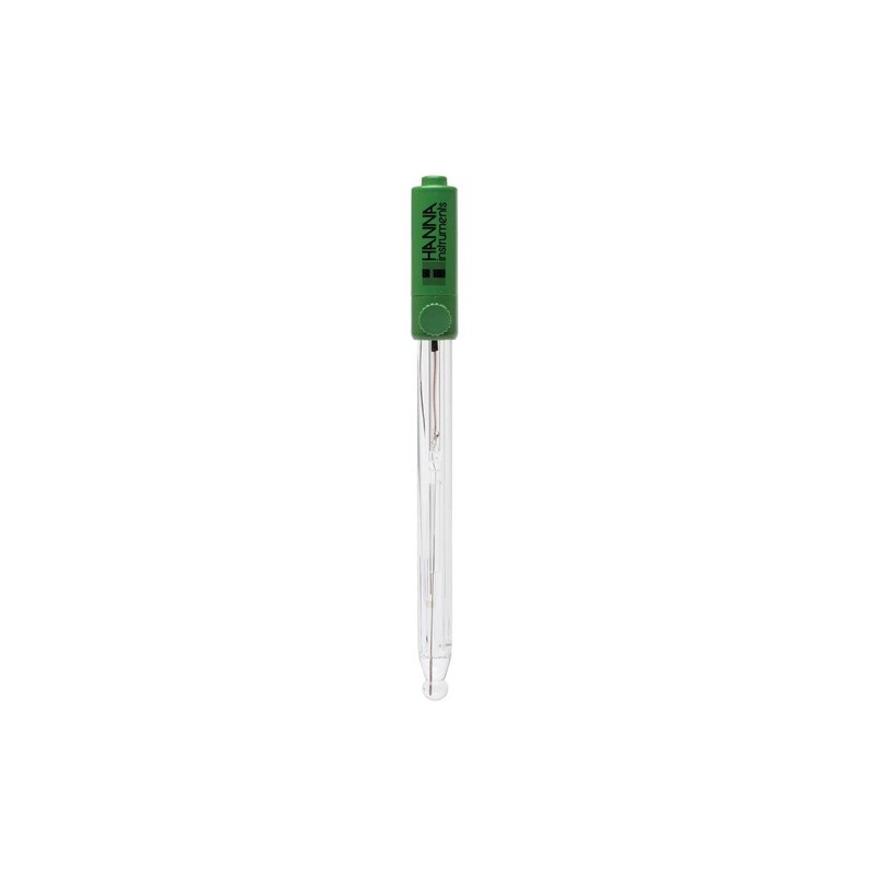 Electrodo de pH combinado, con cuerpo de vidrio, conector BNC + PIN