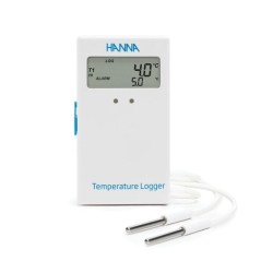 Registrador de temperatura impermeable con 1 canal externo