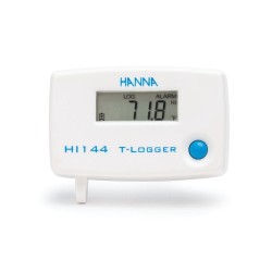 Registrador de temperatura tipo T con candado y base de montaje en pared con comunicación USB