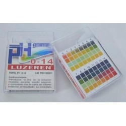 Papel Indicador PH 0-14 Estuche 100 tiras