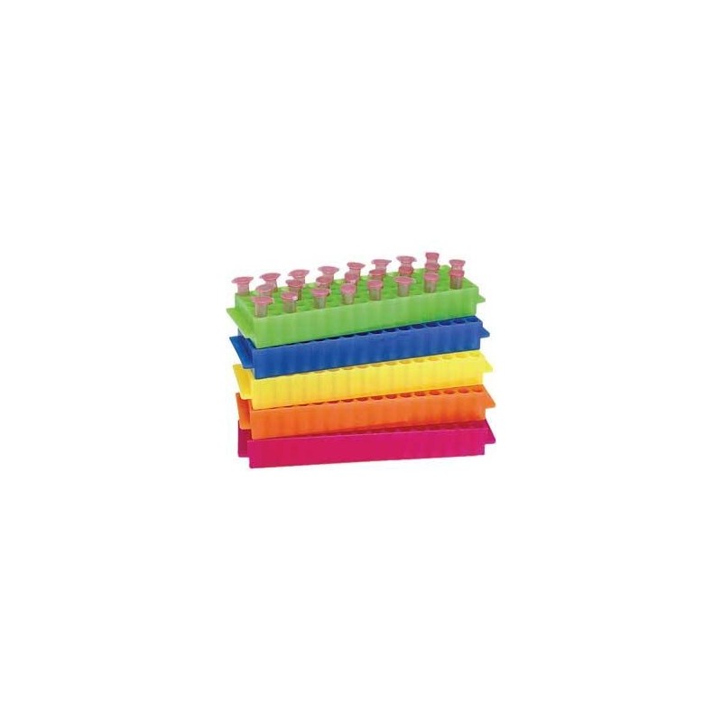 GRADILLA PP COLORES P/80 MICROTUBOS 1.5/2ML (suelto)