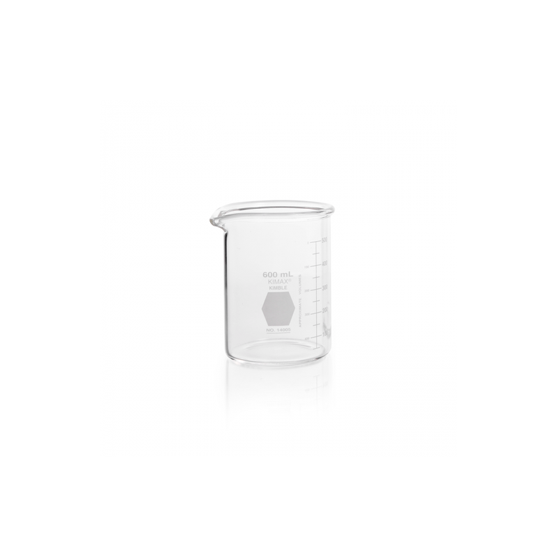 Vaso de Precipitado, Pared Reforzada (Heavy-Duty), Forma Baja, Graduado 600 Ml