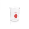 Vaso de Precipitado,Regular, Forma Baja Decorado En Rojo Graduado 150 Ml