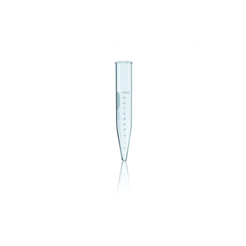 Tubo De Centrífuga Fondo Cónico, "P.C". ,Graduado, Escala Blanca 10 Ml