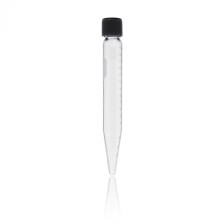 Tubo De Centrífuga Fondo Cónico 8", Aceite, "P.C.", Graduado, Roscado Y Tapón Ptfe 100 Ml